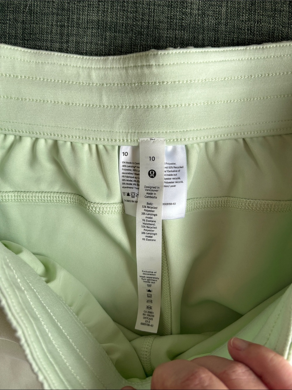 Lululemon softstreme set high rise 4” shorts and cropped sweatshirt kohlrabi 10 - Picture 11 of 16